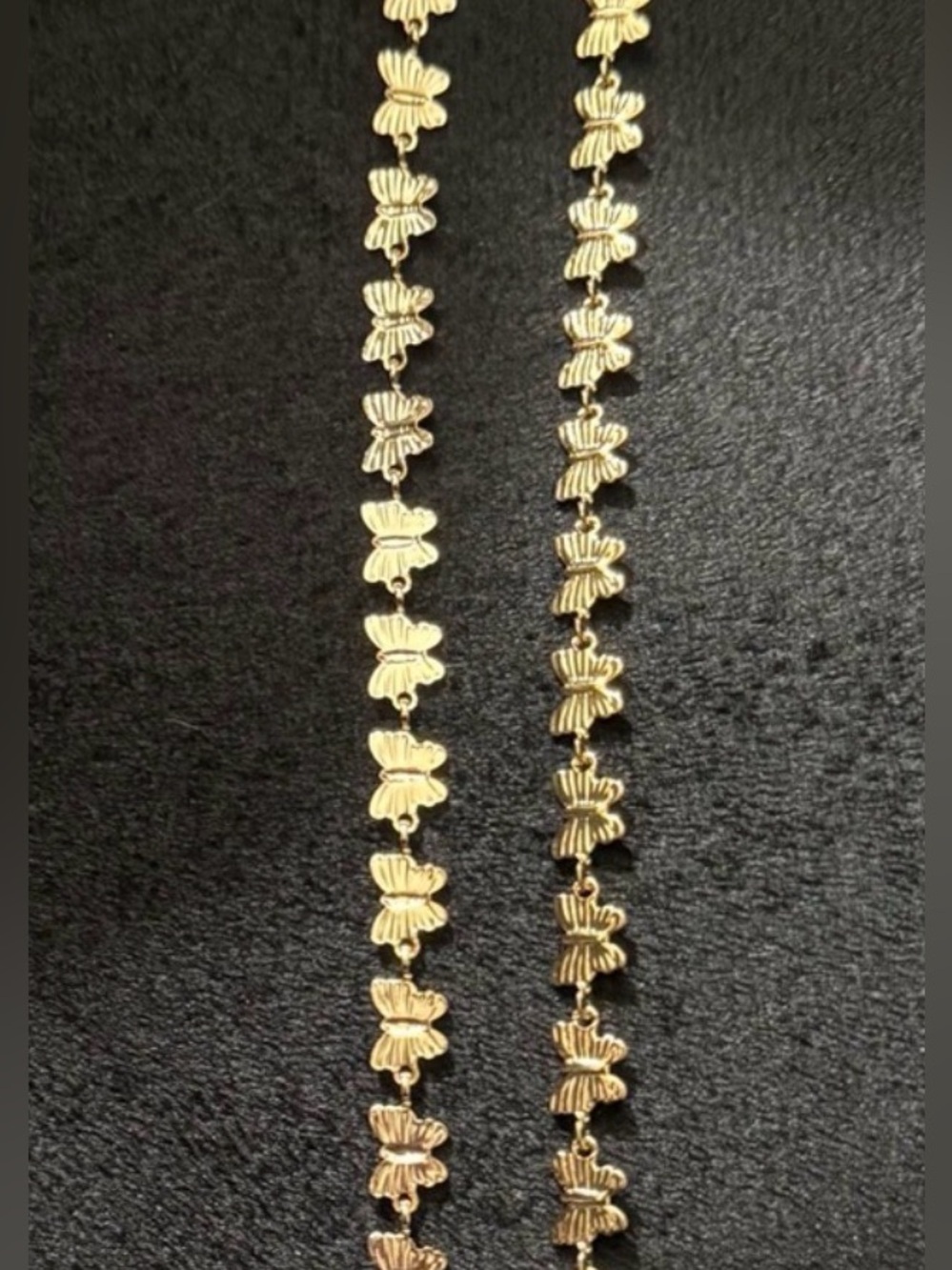 Gold Filled Butterfly Necklace 22”